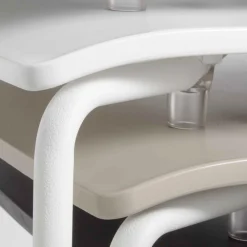 Viadurini Living Moderne Stühle-Esszimmerstuhl aus Polypropylen mit Metallfuß, 4 Stück - KIARA