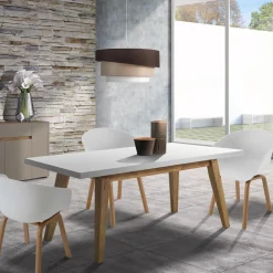 Viadurini Living Moderne Stühle-Esszimmerstuhl aus Polypropylen und Metall 4-teilig - Severina