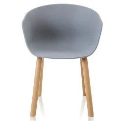 Viadurini Living Moderne Stühle-Esszimmerstuhl aus Polypropylen und Metall 4-teilig - Severina