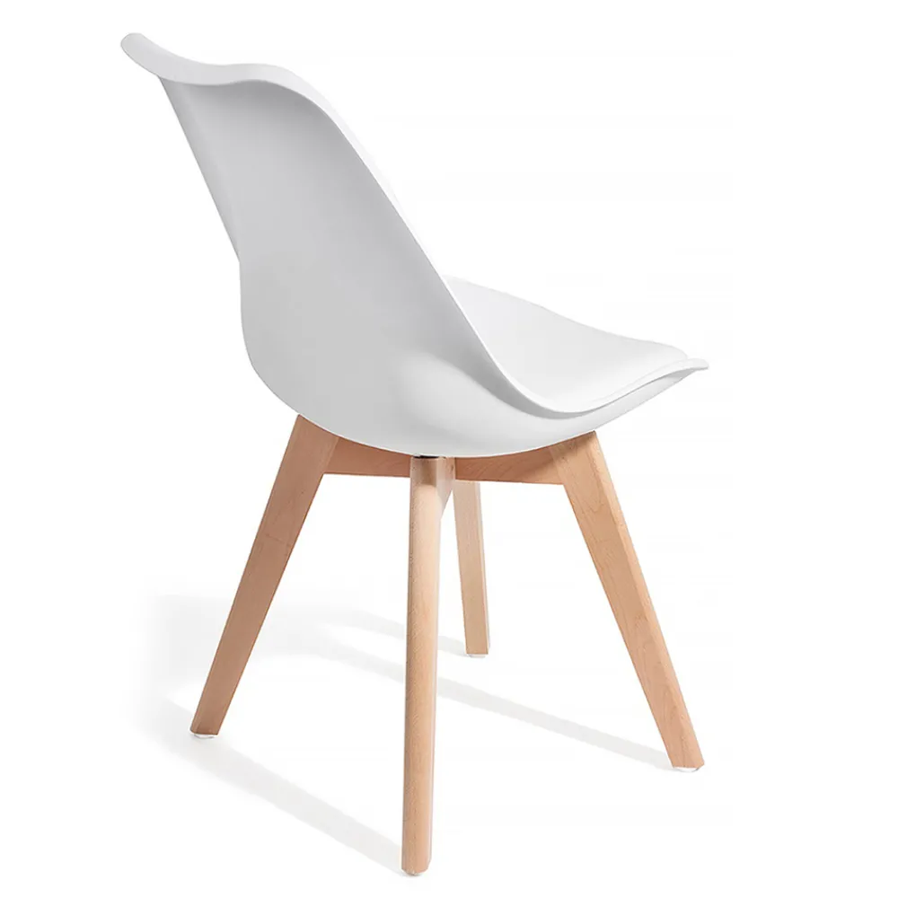 Viadurini Living Moderne Stühle-Esszimmerstuhl aus Polypropylen und Kunstleder 4 Stück - Chira