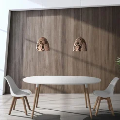 Viadurini Living Moderne Stühle-Esszimmerstuhl aus Polypropylen und Kunstleder 4 Stück - Chira