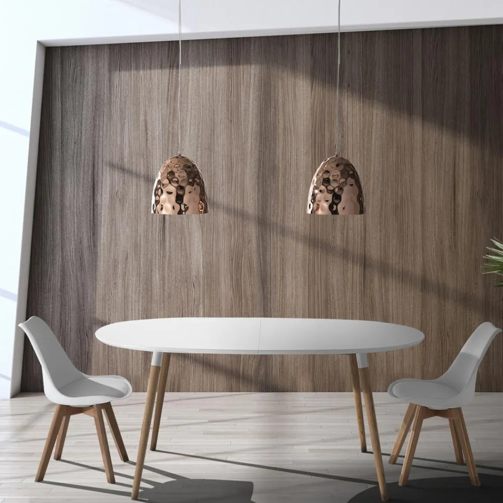 Viadurini Living Moderne Stühle-Esszimmerstuhl aus Polypropylen und Kunstleder 4 Stück - Chira