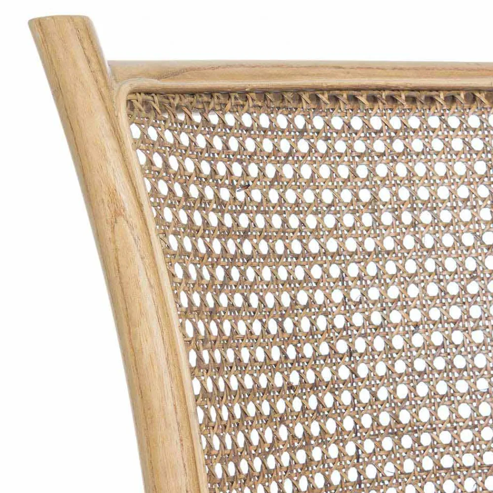 Viadurini Living Klassische Stühle-Esszimmerstuhl aus Rattan und Holz Klassisches Design Homemotion - Meridia