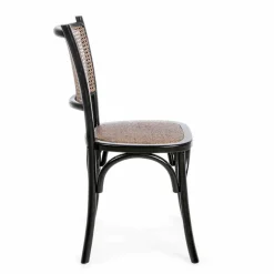 Viadurini Living Klassische Stühle-Esszimmerstuhl aus Rattan und Holz Klassisches Design Homemotion - Meridia