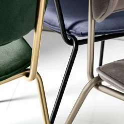 Viadurini Living Moderne Stühle-Esszimmerstuhl aus Stoff in 2 verschiedenen Ausführungen Made in Italy - Sanemi