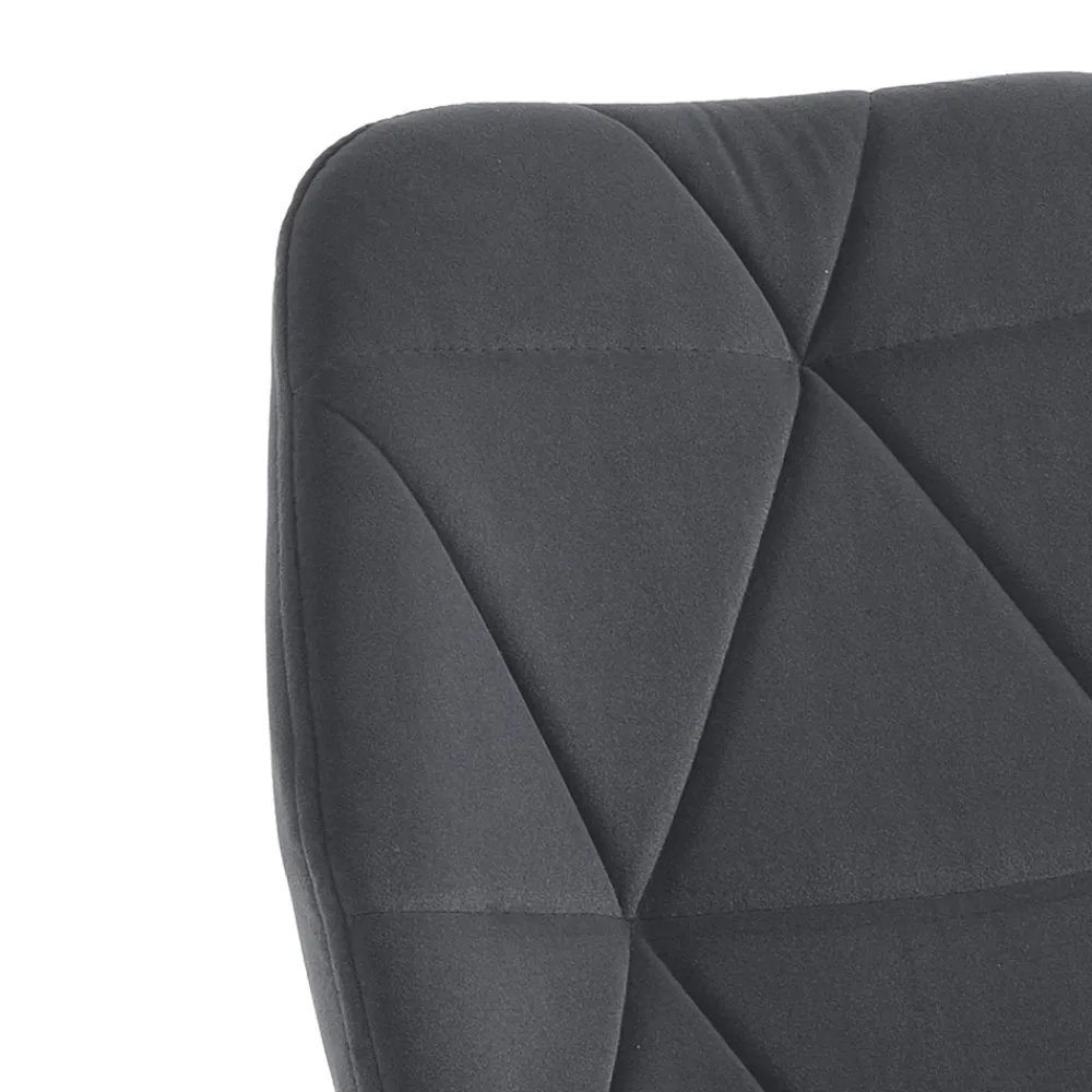 Viadurini Living Moderne Stühle-Esszimmerstuhl aus Stoff und goldenem Metall 4-teilig - Smeralda