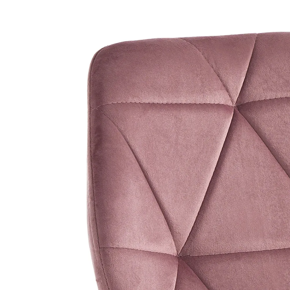 Viadurini Living Moderne Stühle-Esszimmerstuhl aus Stoff und goldenem Metall 4-teilig - Smeralda