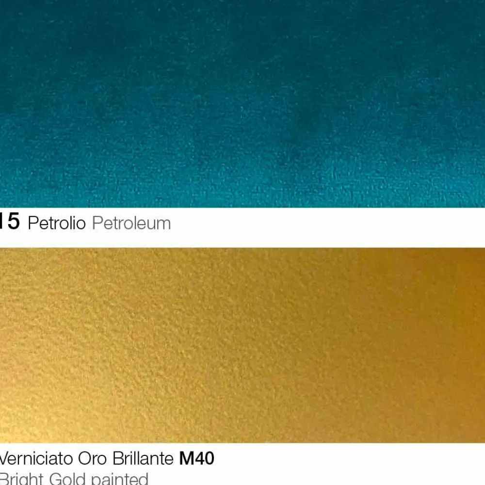 Viadurini Living Moderne Stühle-Esszimmerstuhl aus Stoff mit goldenen Beinen Made in Italy - Marchesi