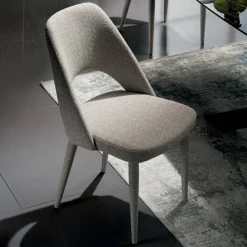 Viadurini Living Moderne Stühle-Esszimmerstuhl aus Stoff, hergestellt in Italien, 4-teilig – Lorenza