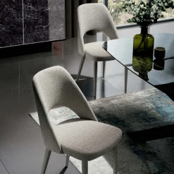 Viadurini Living Moderne Stühle-Esszimmerstuhl aus Stoff, hergestellt in Italien, 4-teilig – Lorenza