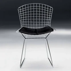 Viadurini Living Moderne Stühle-Esszimmerstuhl aus verchromtem Stahl und Leder Made in Italy - Beniamino