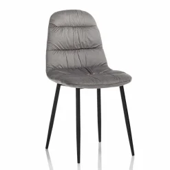 Viadurini Living Moderne Stühle-Esszimmerstuhl in Pink, Grau oder Aquamarin Samt, 4 Stück - Ciga