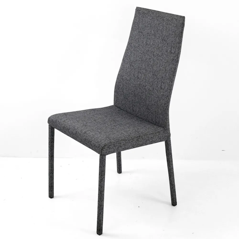 Viadurini Living Moderne Stühle-Esszimmerstuhl komplett mit Stoff bezogen Made in Italy - Roslin