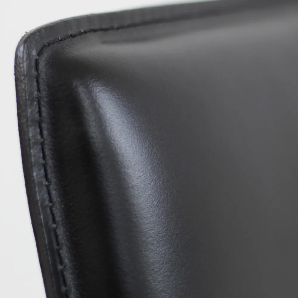 Viadurini Living Moderne Stühle-Esszimmerstuhl mit Cortenstruktur und Ledersitz Made in Italy - Orietta