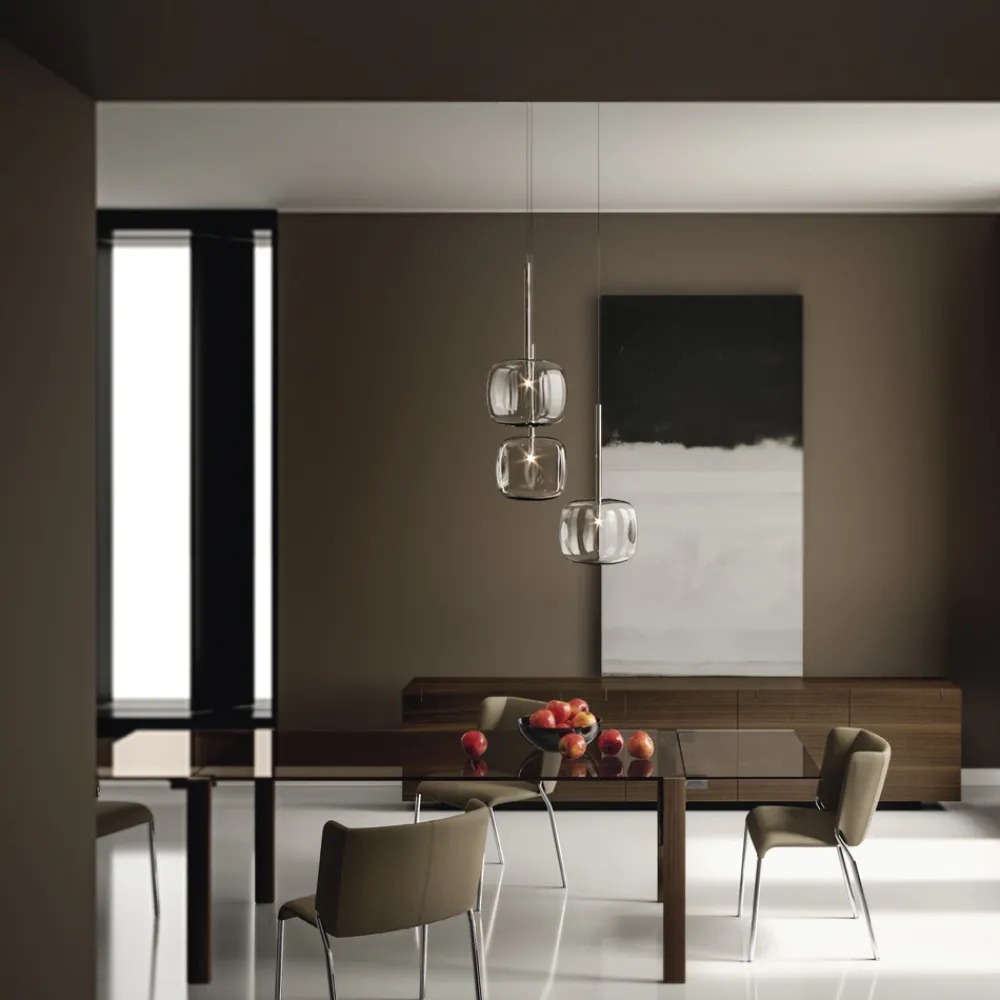 Viadurini Living Moderne Stühle-Esszimmerstuhl mit Ecolederbezug Made in Italy - Giulia