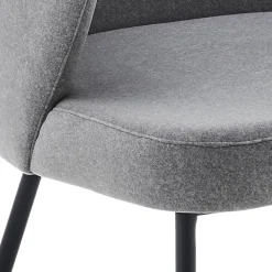 Viadurini Living Design Stühle-Esszimmerstuhl mit Metallstruktur und Samtsitz Made in Italy - Rodino