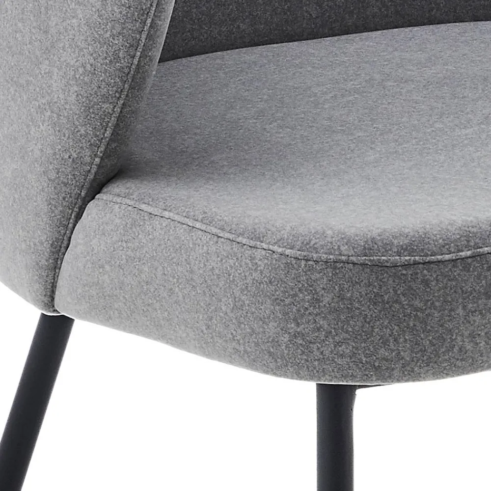 Viadurini Living Design Stühle-Esszimmerstuhl mit Metallstruktur und Samtsitz Made in Italy - Rodino