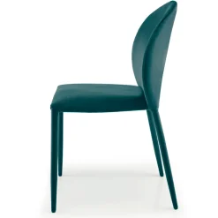 Viadurini Living Moderne Stühle-Esszimmerstuhl mit Samtbezug, hergestellt in Italien, 4 Stück – Victory