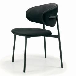 Viadurini Living Design Stühle-Esszimmerstuhl mit Sitz und Rückenlehne aus Samt, hergestellt in Italien – Livorno