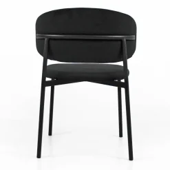 Viadurini Living Design Stühle-Esszimmerstuhl mit Sitz und Rückenlehne aus Samt, hergestellt in Italien – Livorno