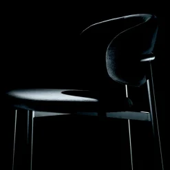 Viadurini Living Design Stühle-Esszimmerstuhl mit Sitz und Rückenlehne aus Samt, hergestellt in Italien – Livorno