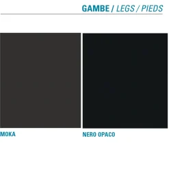 Viadurini Living Moderne Stühle-Esszimmerstuhl Sitzen in Mikrofaser Made in Italy, 2 Stück - Camelia