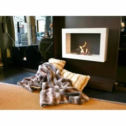 Viadurini Fire Design Wandkamine Bioethanol-Ethanol Wandkamin BLAKE Design 16:9 Panorama mit Aromaterapie made in Italy