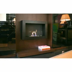 Viadurini Fire Design Wandkamine Bioethanol-Ethanol Wandkamin BLAKE Design 16:9 Panorama mit Aromaterapie made in Italy