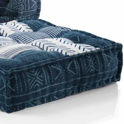 Viadurini Living Moderne Sessel-Ethnic Design Chaise Longue Sessel aus grauem oder blauem Samt - Fiber