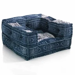 Viadurini Living Moderne Sessel-Ethnic Lounge Armchair aus Patchwork - Stoff oder Samtfaser