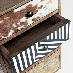 Viadurini Living Sideboards-Ethnische Kommode aus recyceltem Mangoholz und Akazie Homemotion - Auriel