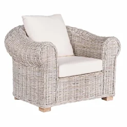 Viadurini in the Garden Sessel Rattan-Ethnischer Sessel für drinnen oder draußen in Rattan Homemotion - Francioso