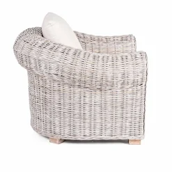 Viadurini in the Garden Sessel Rattan-Ethnischer Sessel für drinnen oder draußen in Rattan Homemotion - Francioso