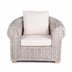 Viadurini in the Garden Sessel Rattan-Ethnischer Sessel für drinnen oder draußen in Rattan Homemotion - Francioso