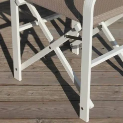 Viadurini in the Garden Gartenstühle Metall-Faltbare Leinwand Regiestuhl, Made in Italy, 2 Stück - Susy