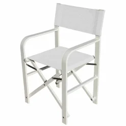 Viadurini in the Garden Gartenstühle Metall-Faltbare Leinwand Regiestuhl, Made in Italy, 2 Stück - Susy