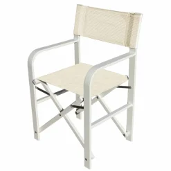 Viadurini in the Garden Gartenstühle Metall-Faltbare Leinwand Regiestuhl, Made in Italy, 2 Stück - Susy