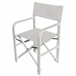 Viadurini in the Garden Gartenstühle Metall-Faltbare Leinwand Regiestuhl, Made in Italy, 2 Stück - Susy