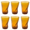 Viadurini Kitchen Gläser Set-Farbige Glas Cocktailgläser 12 Stück zerknittertes Design - Sarabi