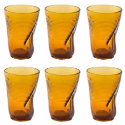 Viadurini Kitchen Gläser Set-Farbige Glas Cocktailgläser 12 Stück zerknittertes Design - Sarabi