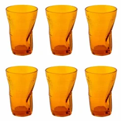 Viadurini Kitchen Gläser Set-Farbige Glas Cocktailgläser 12 Stück zerknittertes Design - Sarabi