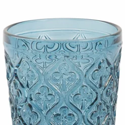 Viadurini Kitchen Gläser Set-Farbige Glaswassergläser mit Arabeskenverzierungen 12 Stück - Marokko