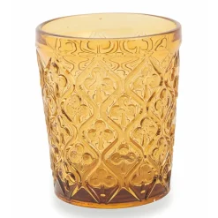 Viadurini Kitchen Gläser Set-Farbige Glaswassergläser mit Arabeskenverzierungen 12 Stück - Marokko