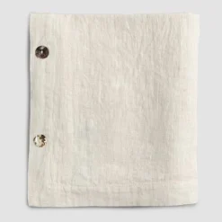 Viadurini Textile Tischdecken-Farbige Leinentischdecke mit Knopflöchern und 12 modularen Luxusknöpfen - Mediterranea