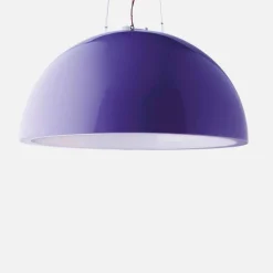 SLIDE Moderne Pendelleuchten-Farbige Pendelleuchte Cupole aus Polyethylen, hergestellt in Italien