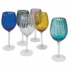 Viadurini Kitchen Weinkelch-Farbige und moderne Glasweingläser 12 Stück Eleganter Service - Persien