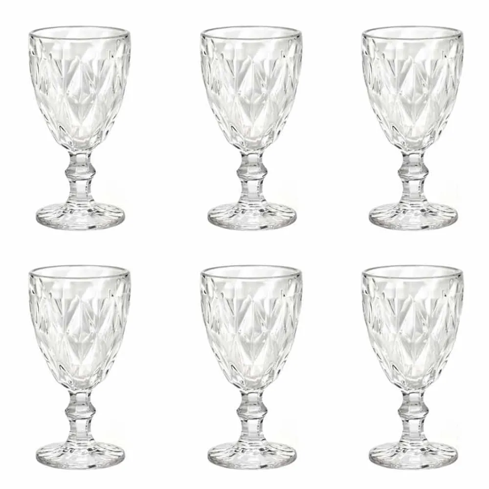 Viadurini Kitchen Gläser Set-Farbige Weingläser in modernem Designglas 12 Stück - Timon