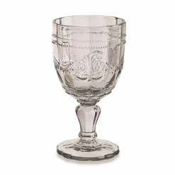 Viadurini Kitchen Weinkelch-Farbige Weinkelche aus Glas mit Arabescato-Dekoration, 12-teiliger Service - Schraube