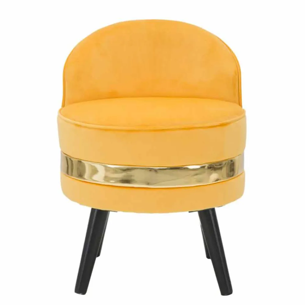 Viadurini Living Moderne Sessel-Farbiger Mini-Sessel mit modernem Design aus Holz und Stoff - Koah