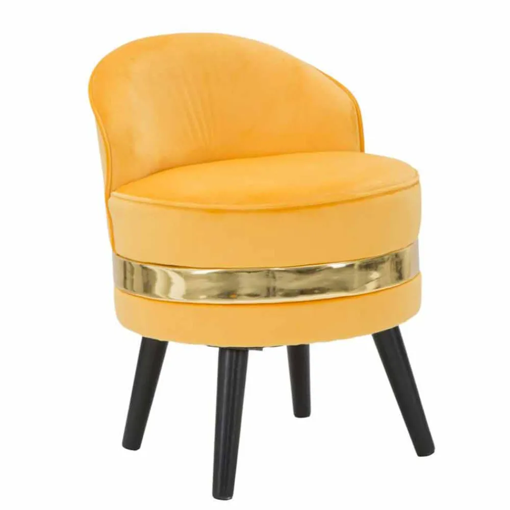 Viadurini Living Moderne Sessel-Farbiger Mini-Sessel mit modernem Design aus Holz und Stoff - Koah